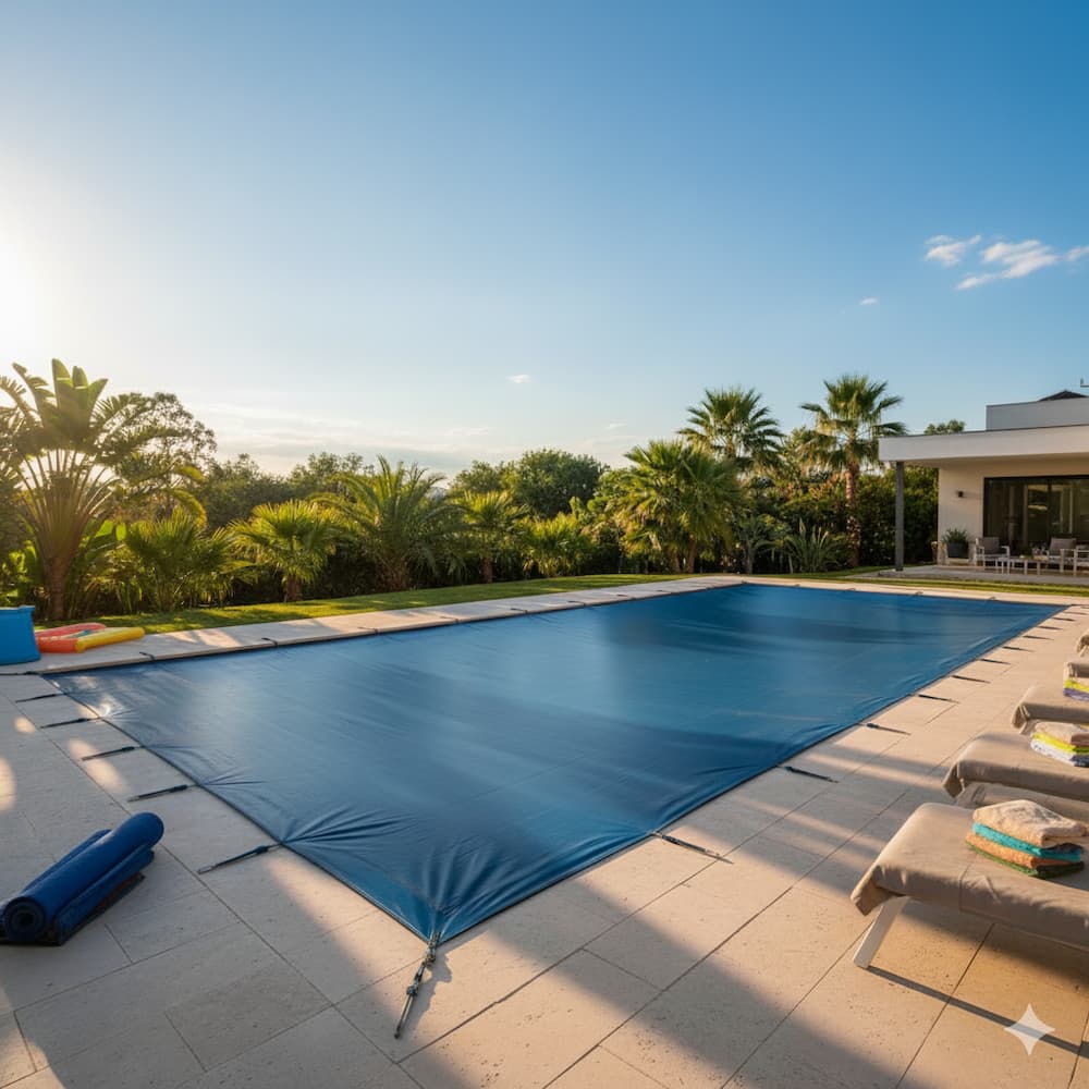 tapar la piscina en verano
