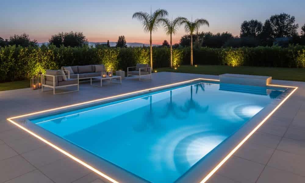 focos led de superficie para tu piscina